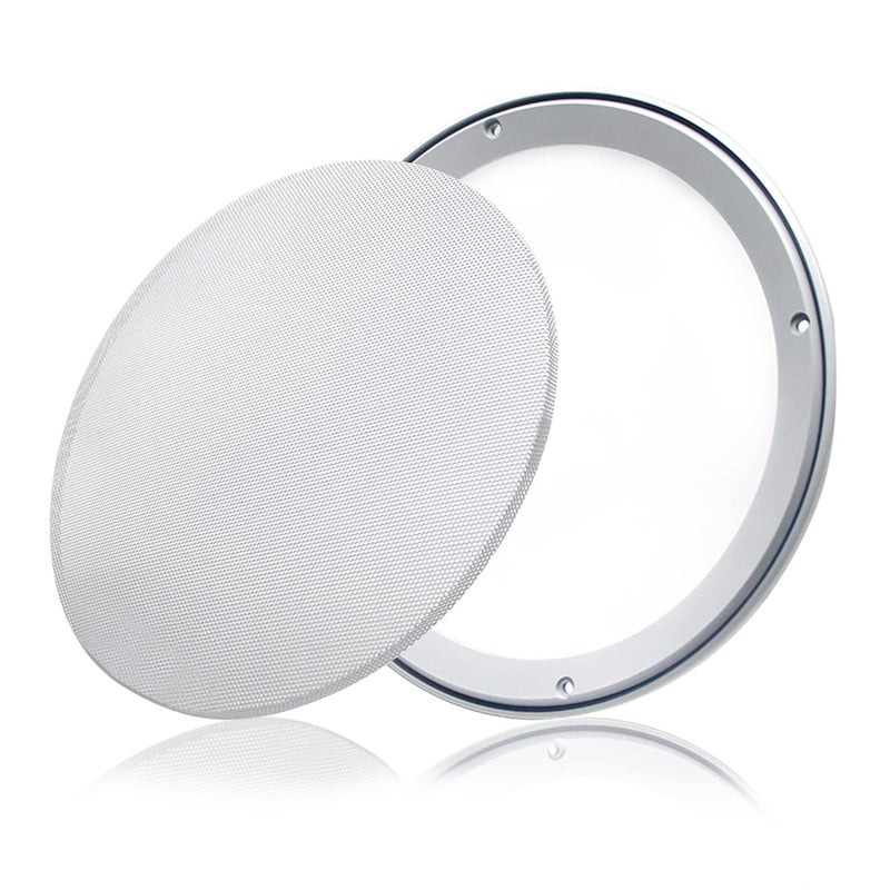 Fielect غطاء شبكة مكبر الصوت Fielect 8 بوصة - واقي شبكة فرعية دائري أبيض - Image 4